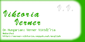 viktoria verner business card